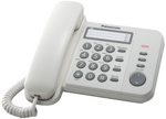 Телефон проводной Panasonic KX-TS2352RUW Белый  - фото