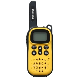 Портативная радиостанция Decross DC43 (2шт, желтый) - фото