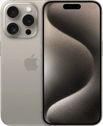 Смартфон Apple iPhone 15 Pro 128GB (природный титан) A3104 - фото