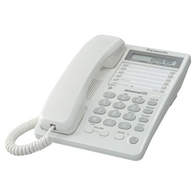 Телефон проводной Panasonic KX-TS2362RUW Белый 