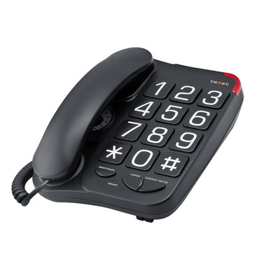 Проводной телефон TeXet TX-201 (чёрный) 
