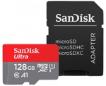 Карта памяти SanDisk Ultra microSDXC 128GB SDSQUAB-128G-GN6MN  - фото