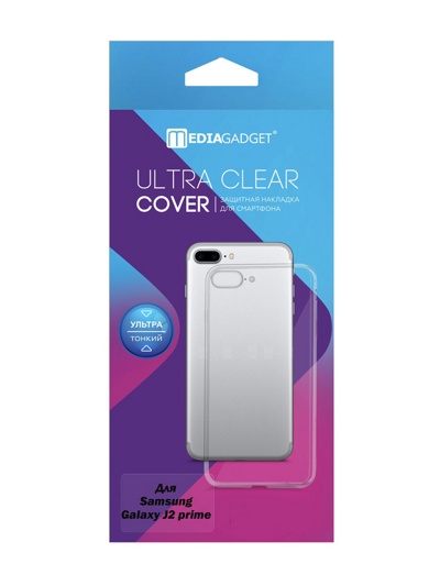 Чехол - накладка Mediagadget ESSENTIAL CLEAR COVER для Samsung Galaxy J2 2018 (прозрачный)