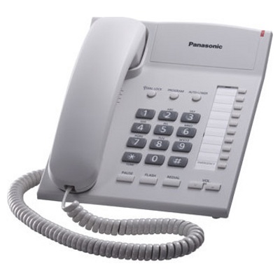 Телефон проводной Panasonic KX-TS2382RUW Белый 
