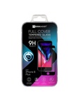 Защитное стекло для apple iPhone 7/8 Plus MEDIAGADGET 3D Full cover TEMPERED glass (чёрная рамка) упаковка пластик - фото