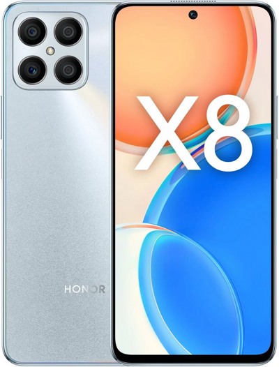 Смартфон HONOR X8 6GB/128GB (титановый серебристый)