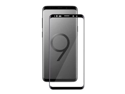 Защитное стекло samsung для Galaxy S9 Plus MEDIAGADGET 3D FULL COVER GLASS  (черная рамка) - фото2
