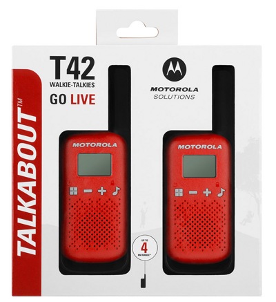 Рация Motorola TLKR-T42 красная