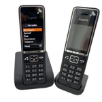 Радиотелефон Gigaset Comfort 550 Duo RUS (черный)  - фото